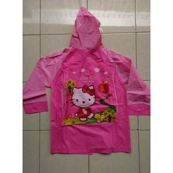 Jas Hujan Raincoat Anak Hello Kitty Terusan - Mjg