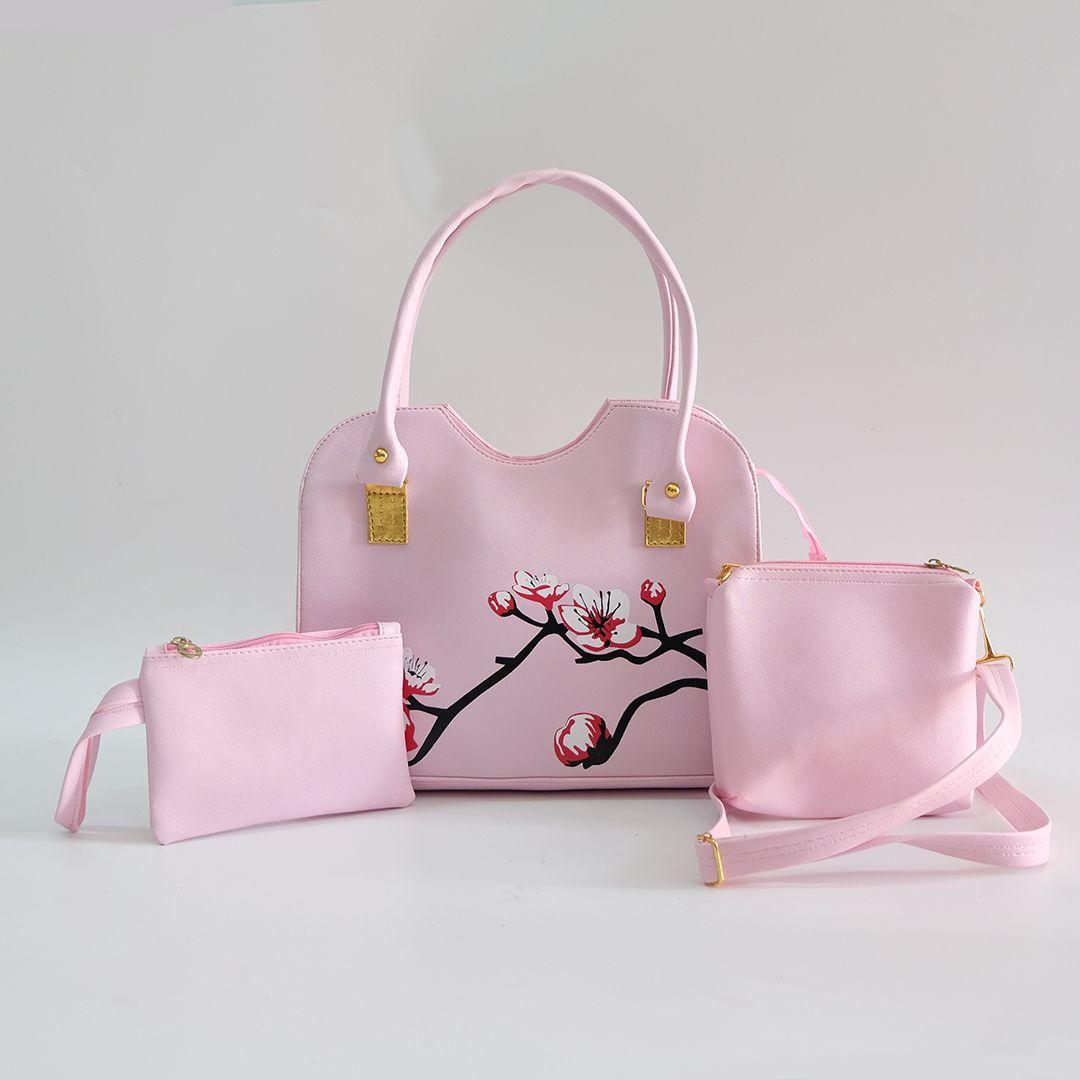 EM'S Tas Kahiyang Wanita 3in1/Tas Berkualitas/Tas Wanita Murah/Tas Jinjing Wanita 