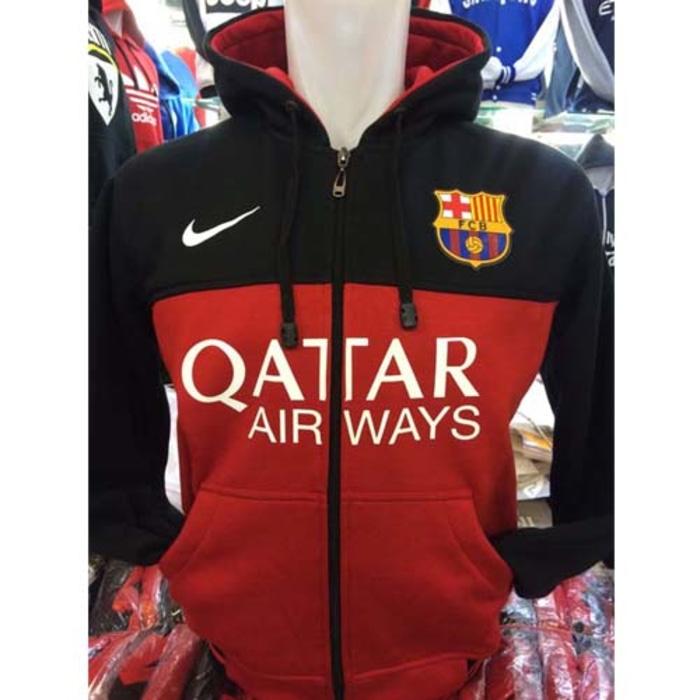 Sweter Jaket Bola BARCELONA Dual Klasik Budaya Messi CR7 Madrid Rok - J8FxEl