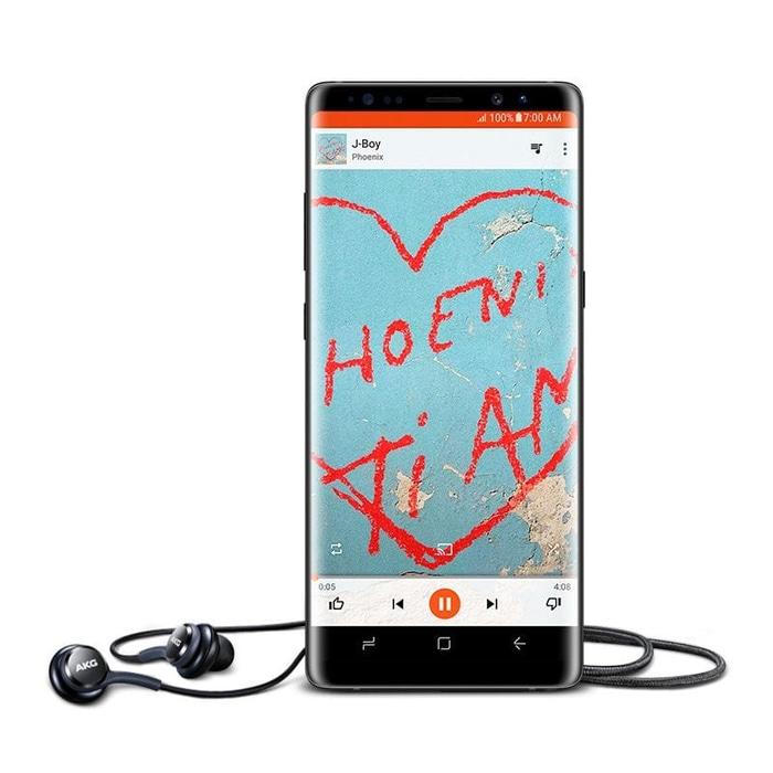 Earphone Earbuds Samsung Galaxy Note 8 S8 S8+ AKG Ori Black Moments