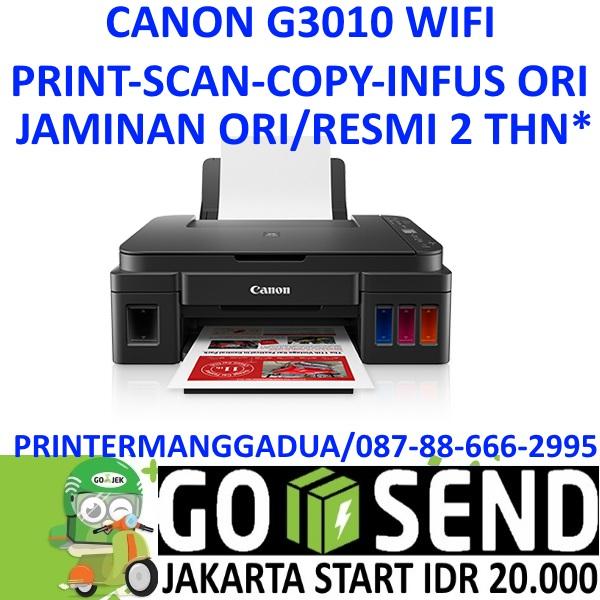 CANON G3010 WIFI ALL IN ONE PRINTER INFUS ORIGINAL G 3010