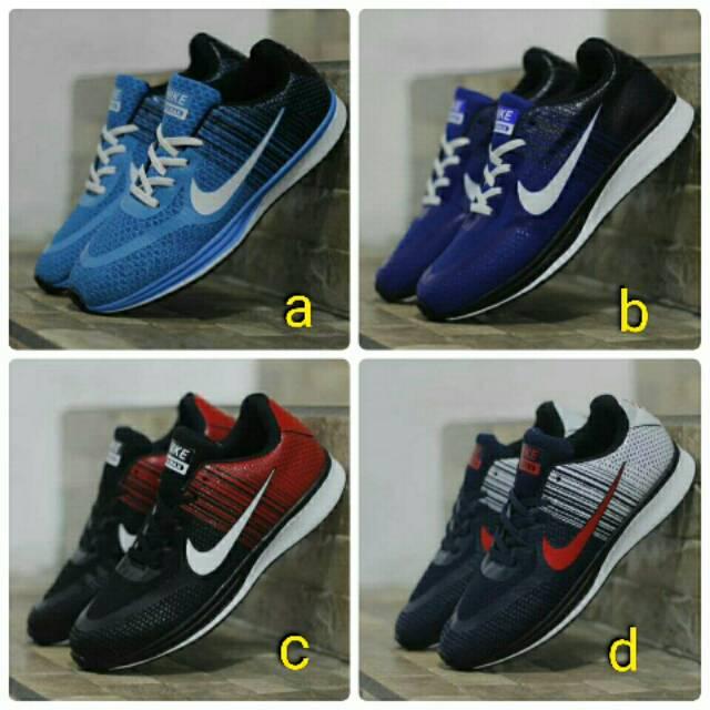 Sepatu Sneakers Nike Flyknite Sport Olahraga Jogging Running Lari Casual Pria Murah Santai Cowok