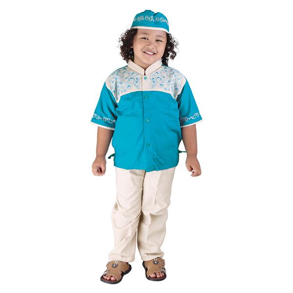 Promo Branded CSG 250 baju koko panjang anak cowok laki czr Fashion