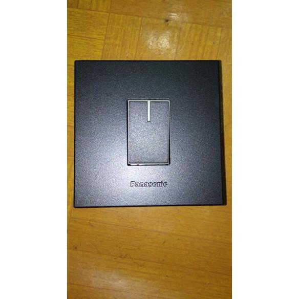 ELEKTRO - SAKLAR ENGKEL HOTEL MATA KECIL STYLE BLACK PANASONIC - BRUSHSTORES