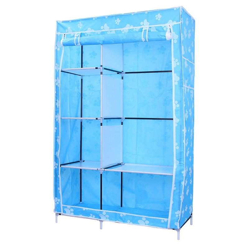 (3KG) 105 Ntox lemari plastik lemari kain oxford 3 SISI 105 X45X 168CM Merk SHENAR - 105 NTox milk putih