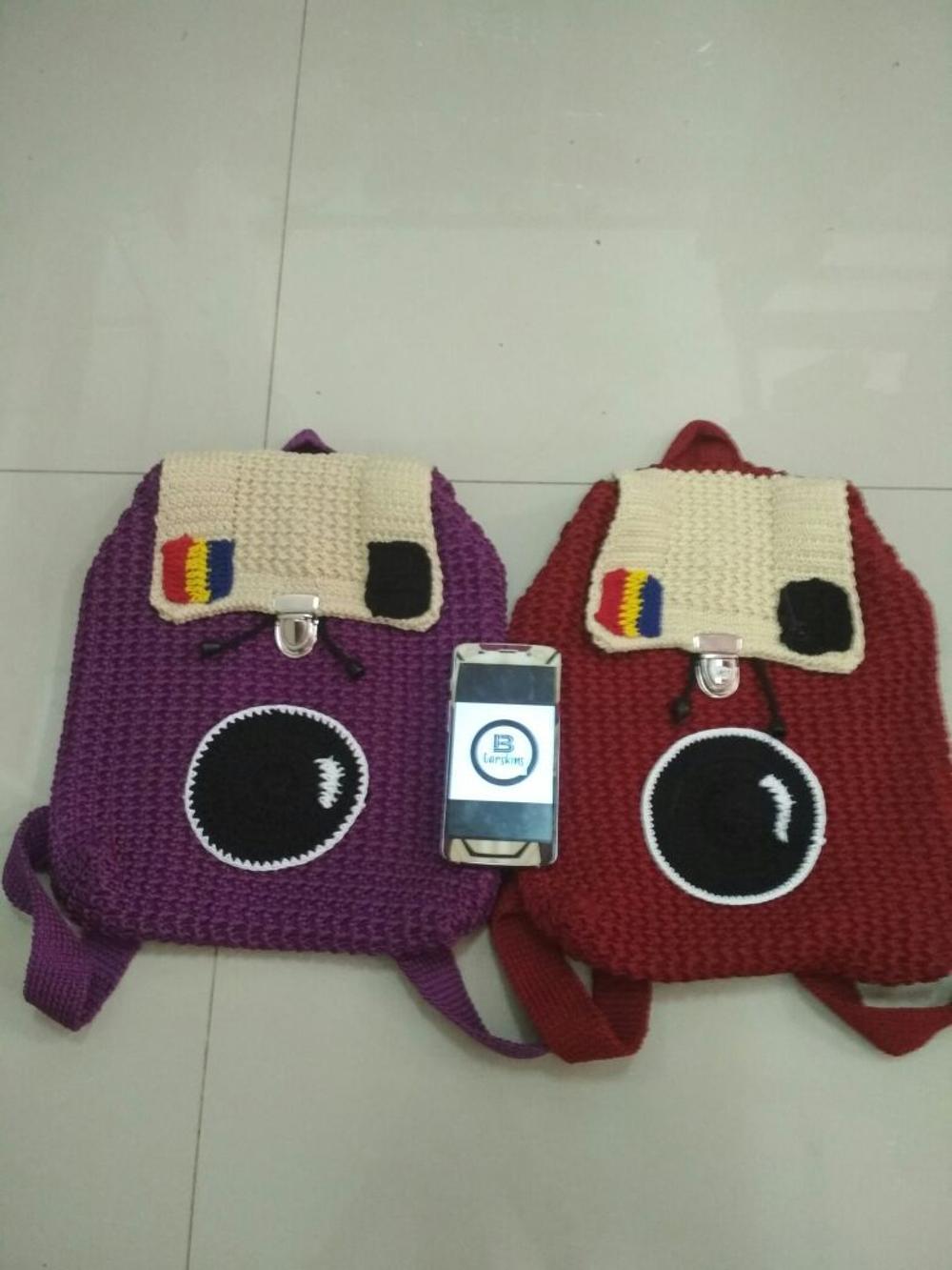 Tas Ransel Rajut Model Instagram