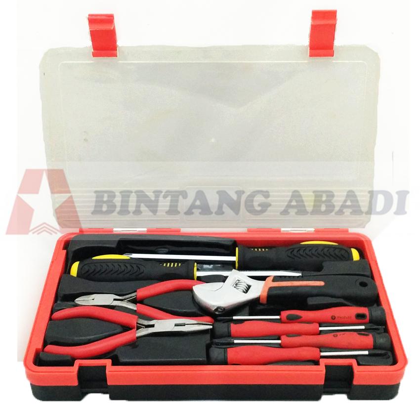 Termurah Sellery Tool Kit Perkakas Rumah Tangga Set 9 Pcs + Box - 75-231 Harga Grosir