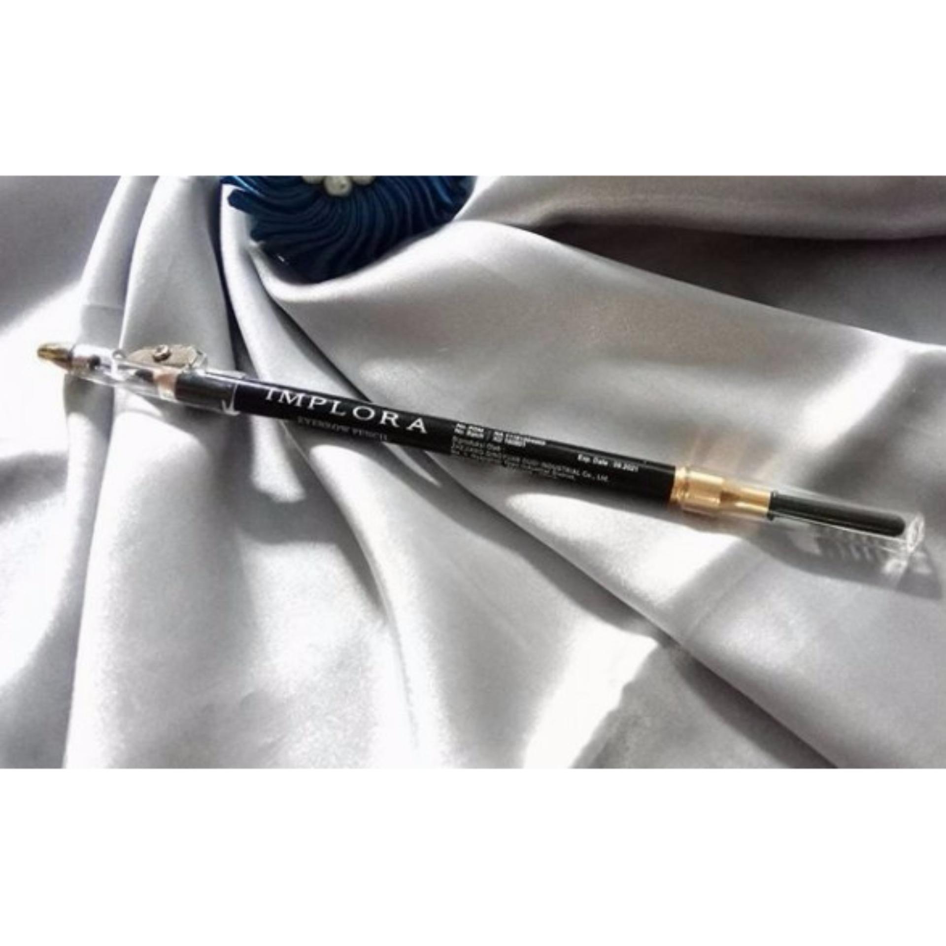 Implora Pensil Alis & Sikat Alis 3 in 1 - Black