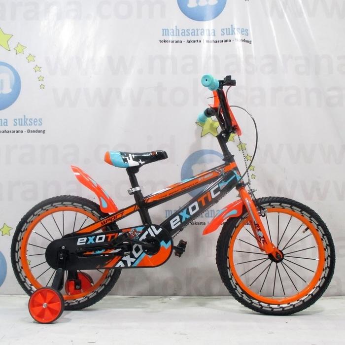 BEST SELLER!!! 16 Exotic ET6601 Sport BMX Sepeda Anak Laki-Laki Usia 4 - 7 Tahun - OPtBBw