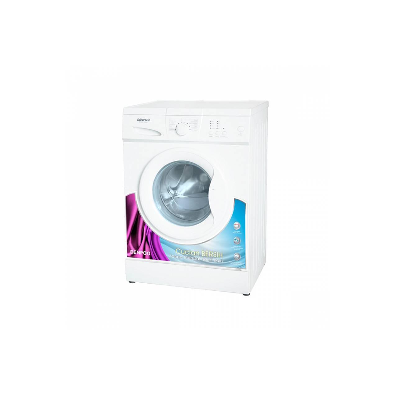 Denpoo Mesin Cuci Front Load DFL-8-10MD (6 Kg)
