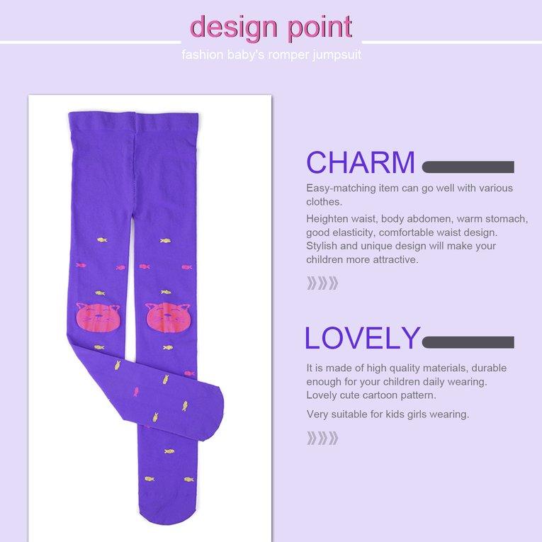 Musim Semi Musim Gugur Anak Gadis Legging Lucu Lucu Kartun Beludru Pantyhose