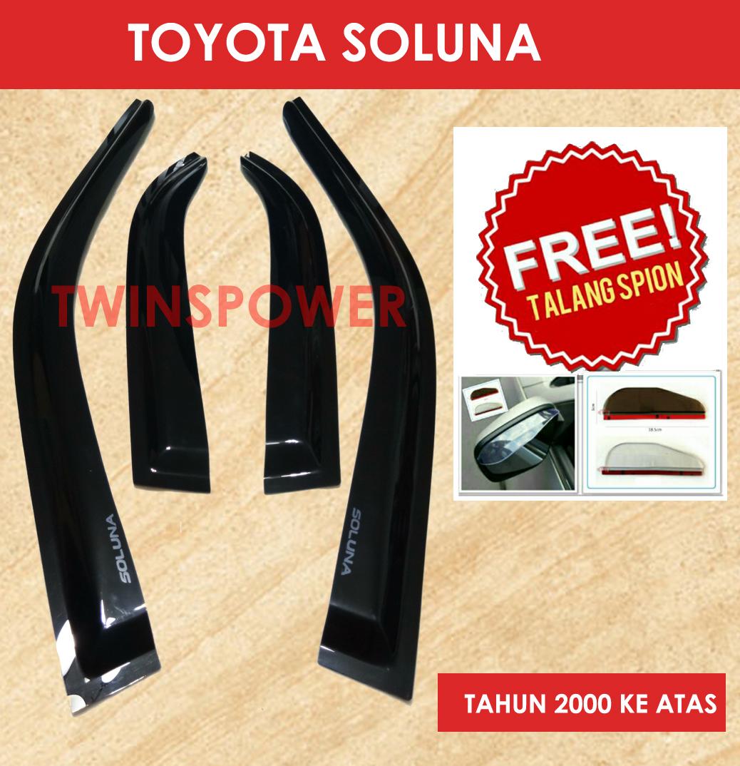 Talang Air Mobil Toyota Soluna + FREE Talang Spion