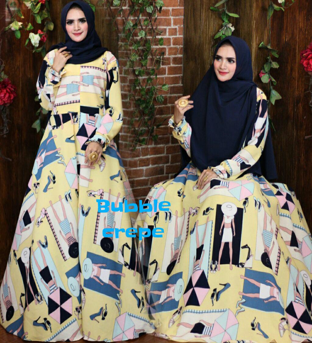 NR Hijab-baju dress gaun wanita muslim/gamis pesta jaguard gliter/Gamis pesta terbaru/Gamis pesta klok 4 meter/Gamis jaguard murah By Nurul collectionah