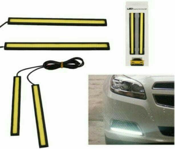 Lampu DRL LED Plasma COB 17Cm Warna Biru / Blue Color Variasi Mobil