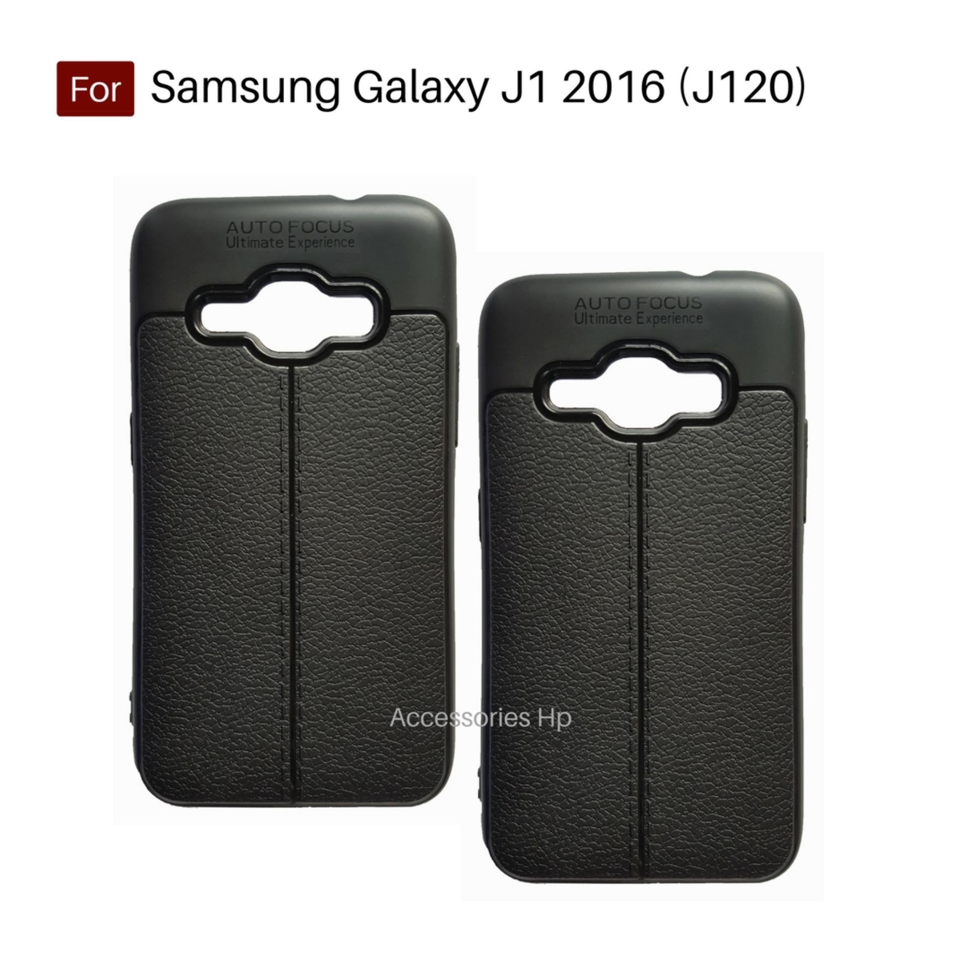 Accessories Hp Premium Ultimate Shockproof Leather Case For Samsung Galaxy J1 2016 (J120) - Black