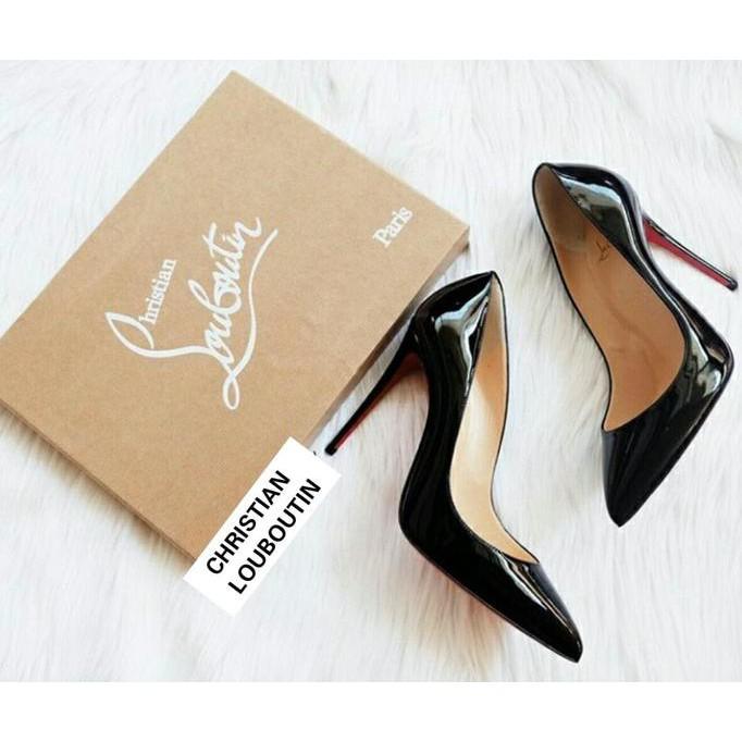 JUAL SEPATU CHRISTIAN LOUBOUTIN PIGALLE BLACK ORIGINAL FWANITA 001XOIX