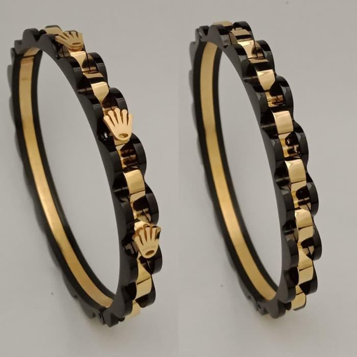 Gelang Rolex Pria All Stainless Steel