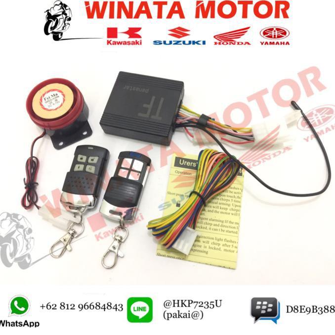 Alarm Motor Pakai Remote Merk Panastar - Motor