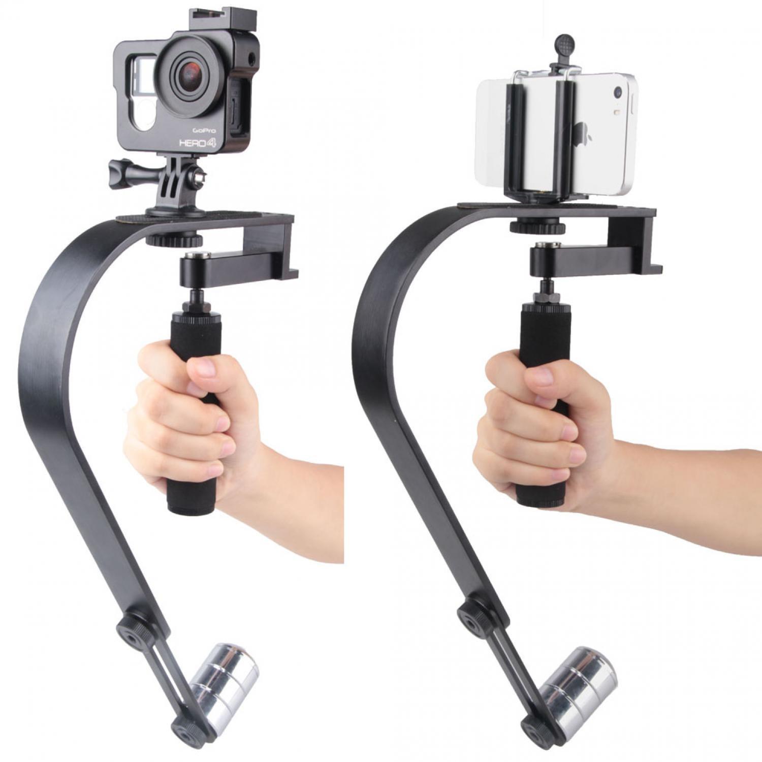 Vodool Handheld Curve Stabilizer Multifungsi for GoPro / DSLR / iPhone / Stabilizer Kamera