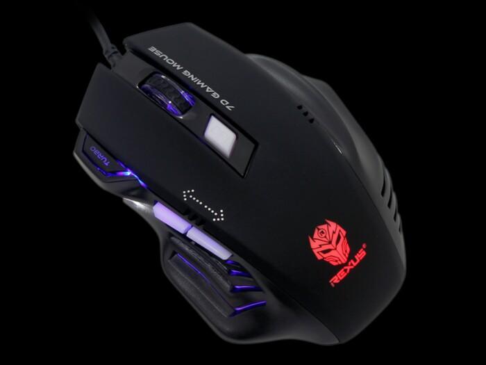 Mouse Gaming REXUS RXM-G7 Elite 2400dpi Laser Sensor Mouse Game Kualitas Premium