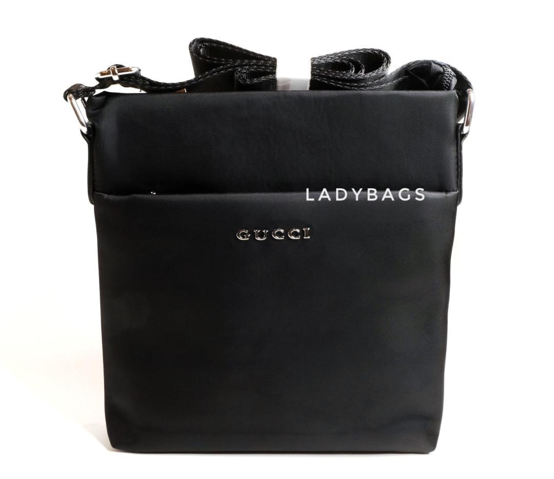 TAS SELEMPANG - BRANDED - TERBARU - PRIA - SLING BAG - WANITA - PARASUT - SLEMPANG - SLINGBAG - HITAM LV-7090