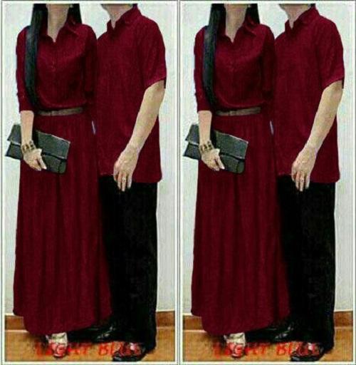 Jakarta Couple - Maxi Couple Denim Joju / Dress Couple /Kemeja Couple /Atasan Couple / Baju Kapel