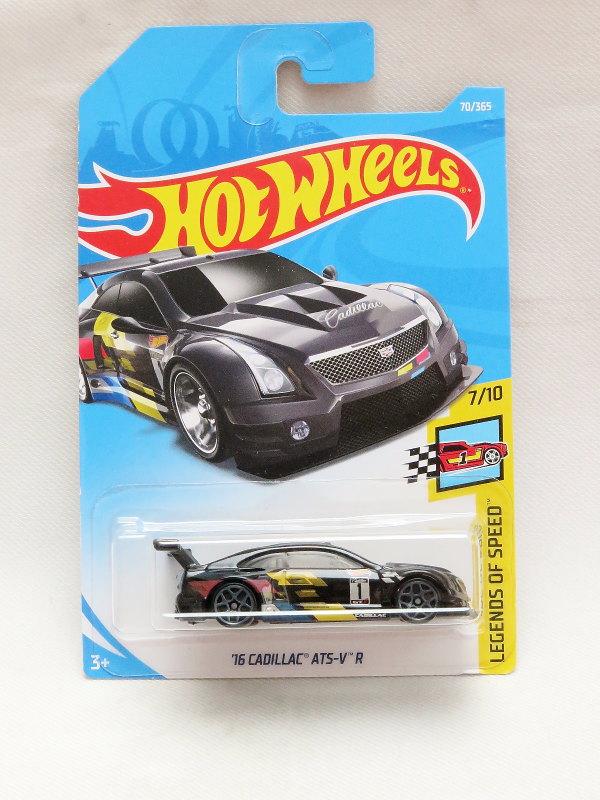 Hot Wheels '16 Cadillac ATS-V R - hitam