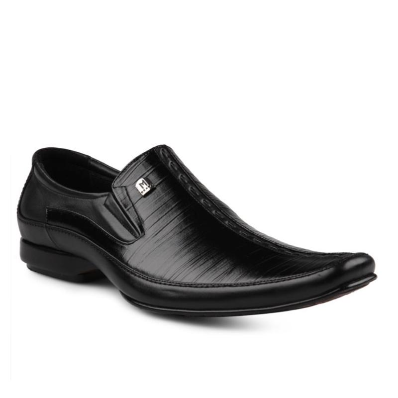 Marelli Sepatu Pria Formal Kulit LV 002 - Hitam