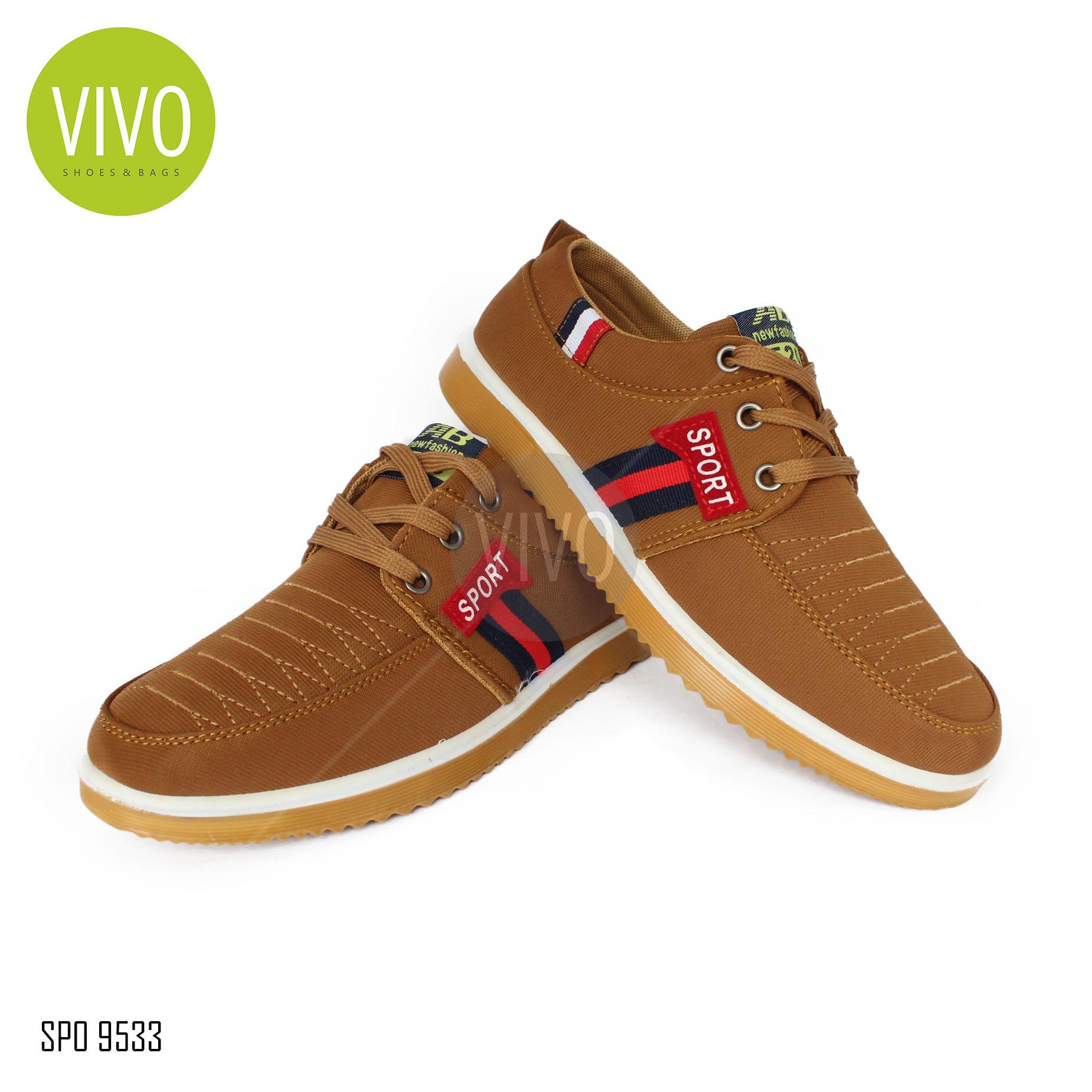 Detail Gambar Sepatu Pria/Sepatu Casual Pria/Sepatu Sneaker Pria/Sepatu Slip On Pria/Sepatu Kets Pria SP09533 - Brown Size 39/44 Terbaru