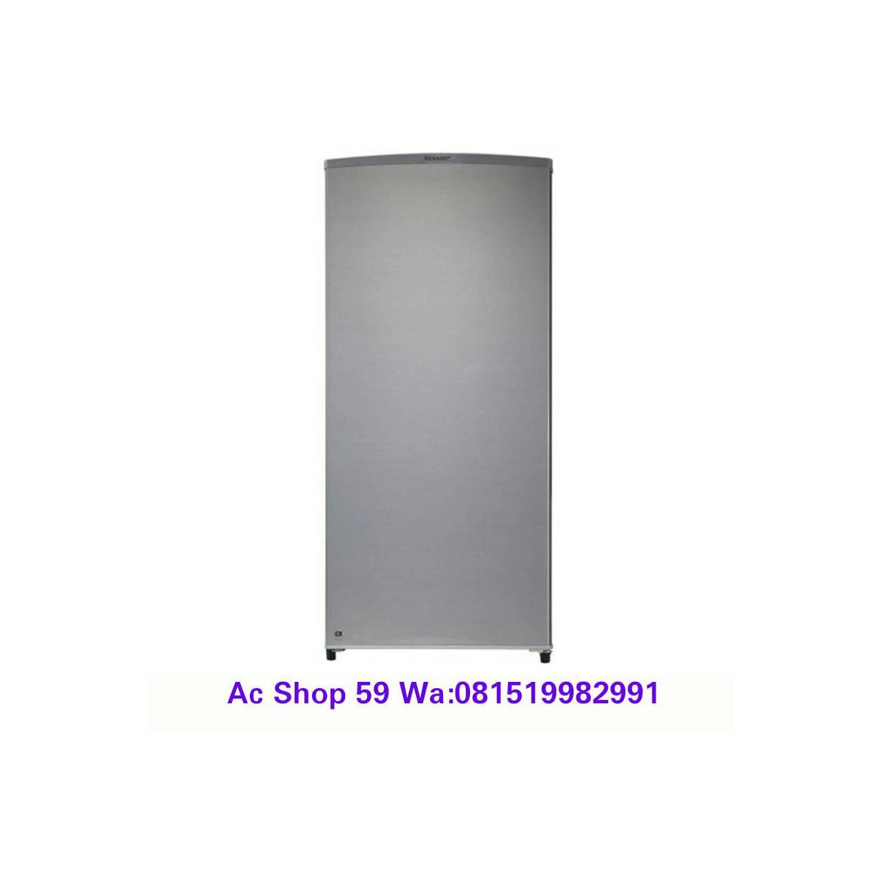 FREEZER SHARP FJ-M 195 N/SS UNTUK MEMBUAT ES BATU 8 RAK LOW WATT