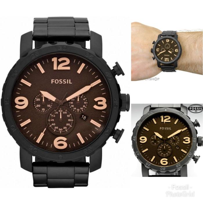 Jam Tangan Pria Merk Fossil JR 1356 Original S.Steel Free yes