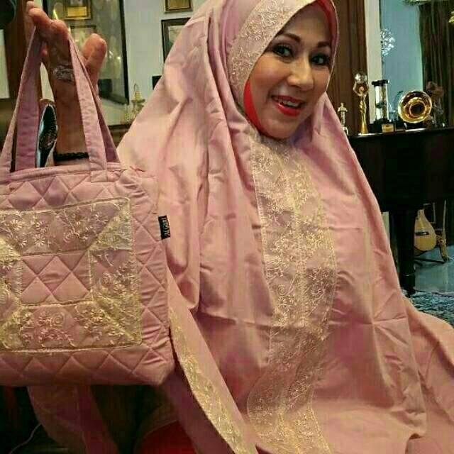 Mukena renda algani by yulia putih