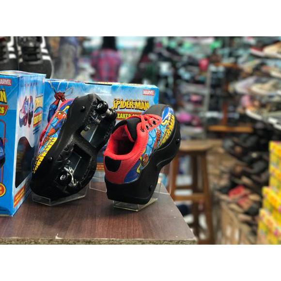 SEPATU RODA DUA PRIA KARAKTER MARVEL SPIDERMAN ORIGINAL/100% FASHION ANAK