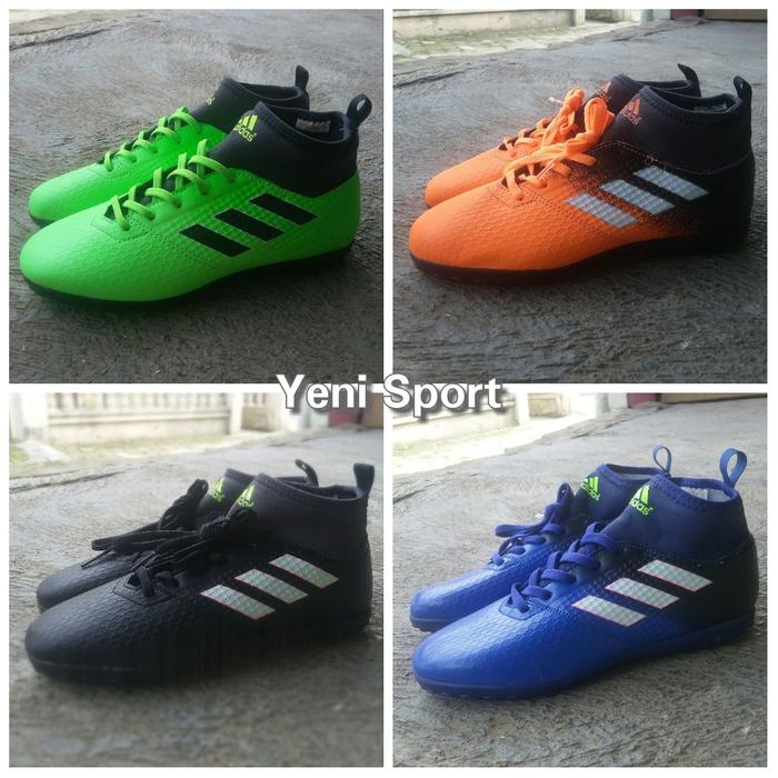 Sepatu Futsal Anak Adidas Techfit X Abu Hijau Stabilo