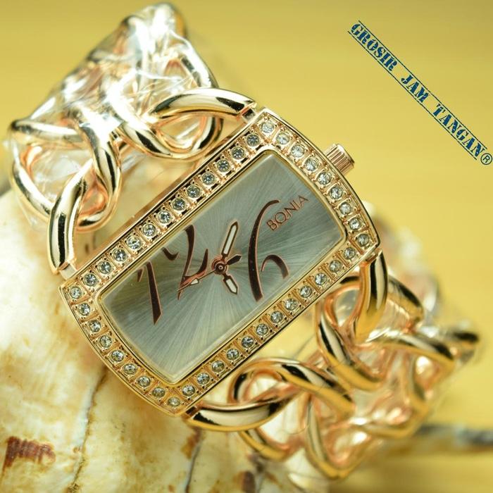 PROMO TERBATAS!!! JAM TANGAN WANITA BONIA MEWAH SYAHRINI RANTAI KEPANG HARGA PRO Disk Terbaru Murah