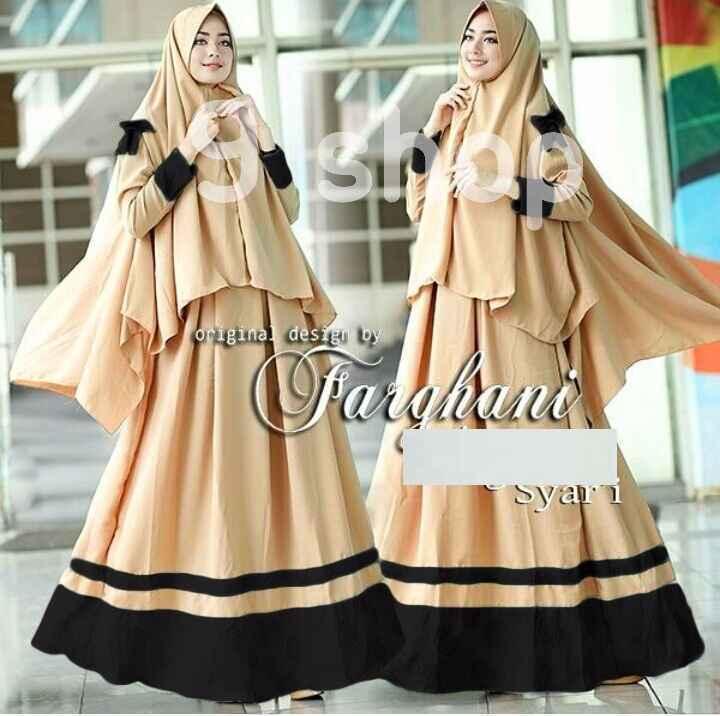 9 Shop Gamis Syari Set 2 in 1 SAYRA Baju Muslim Wanita Syar'i Gaun Muslimah Maxi Dress Lengan Panjang Hijab Muslimah Baju Muslim Gamis Murah Gamsis Modern Gamis Simple Gamis Remaja Gaun Muslim