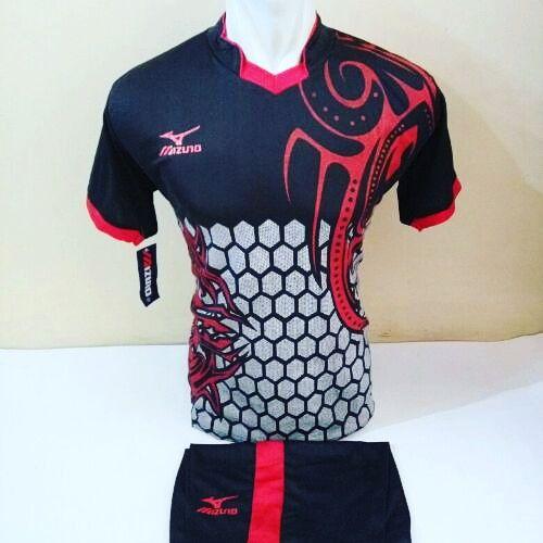 Baju Olahraga Jersey Bola Kaos Setelan Futsal Volly Mizuno