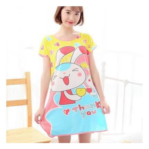 Piyama baju tidur daster cewe karakter lucu