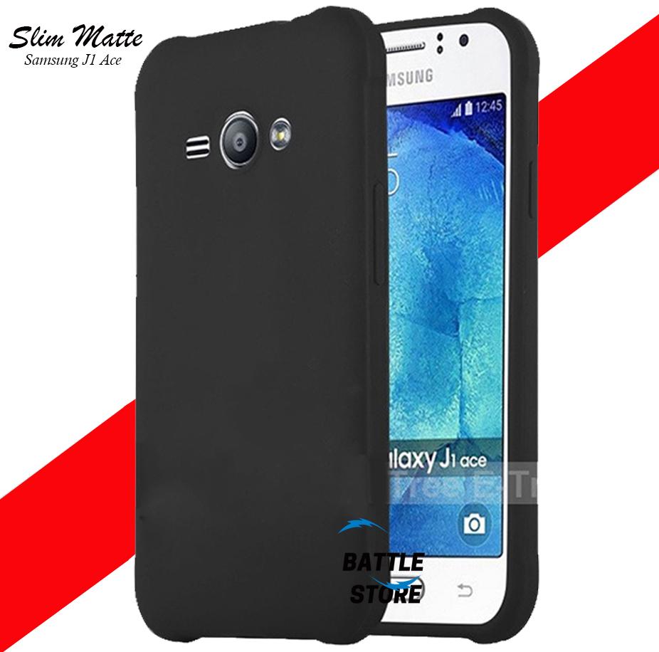Silicone Soft Case Baby Skin For Samsung Galaxy J1 Ace ( J111f ) Case Luxury Matte Cover For Samsung Galaxy J1 Ace ( J111f ) - Black