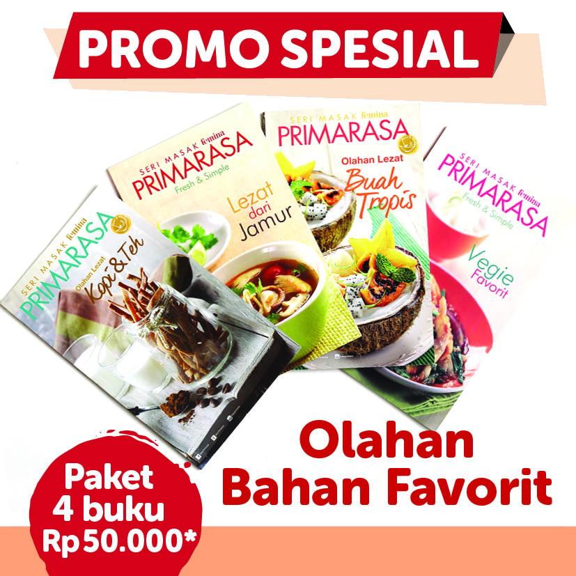 Paket Seri Masak Femina Primarasa 4 Buku Olahan Bahan Favorit