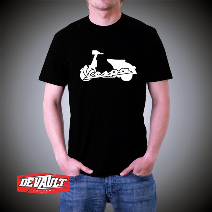 Kaos Vespa Logo