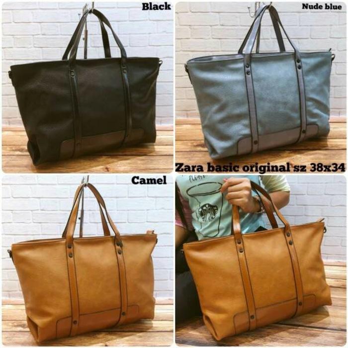 Promo Tas Wanita ORIGINAL ZARA BASIC KULIT SAPI ASLI IMPORT PARIS - RUhPG8