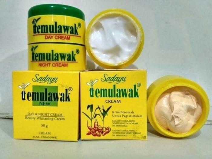 Mesh SADAYU CREAM TEMULAWAK DAY & NIGHT CREAM SIANG MALAM - 1 set Cream Only Siang dan malam 