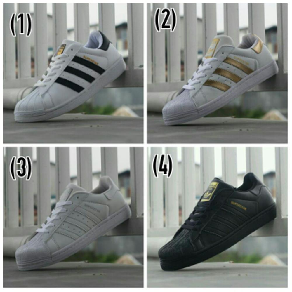 Promo Sepatu adidas Superstar unisex/pria wanita grade orie premium 4 varian warna (wj) Fashion