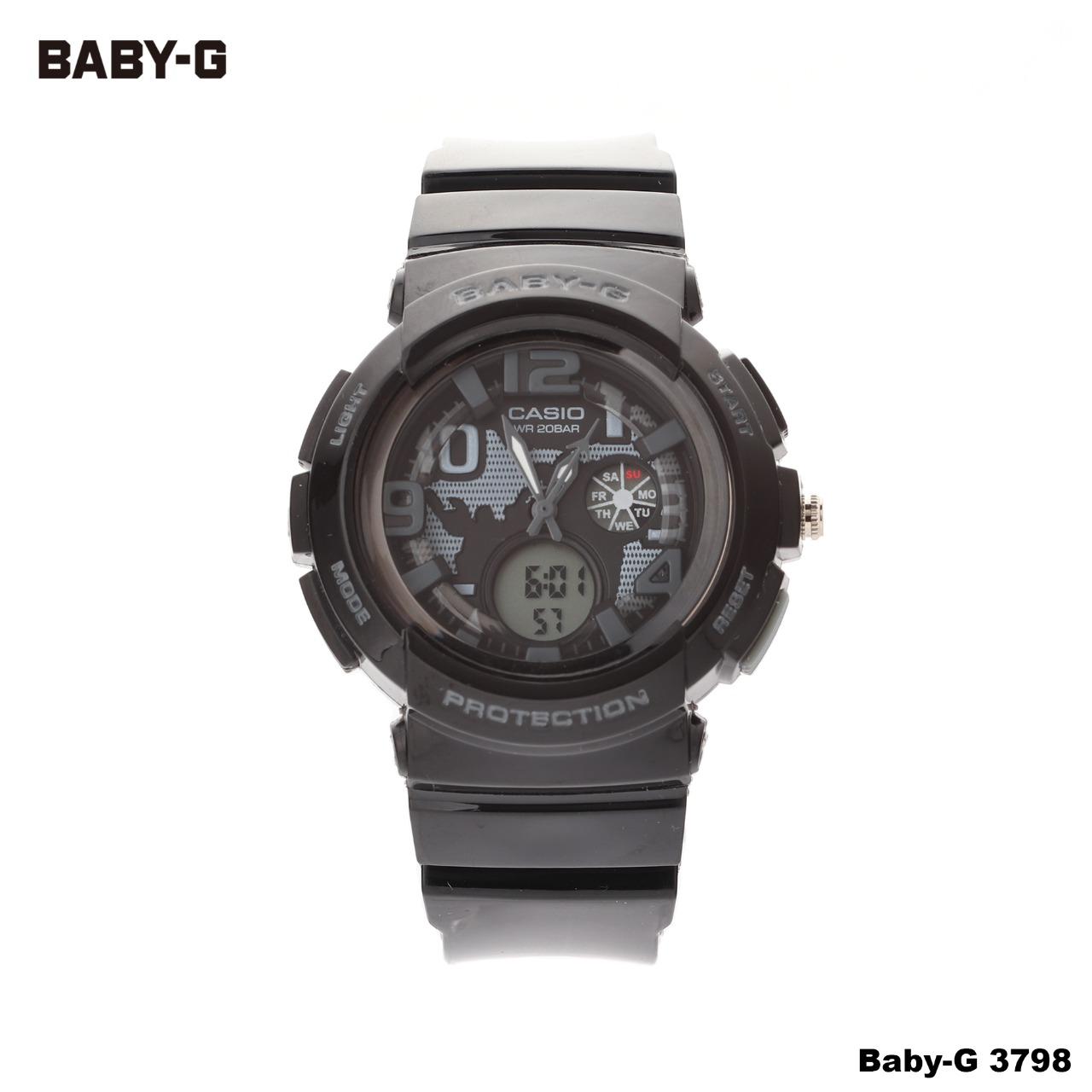 Jam Tangan Wanita / Dualtime / Casio Baby G / Rubber / Karet