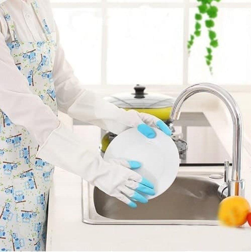 Promo - Sarung Tangan Karet Anti Air Waterproof Glove Cuci Piring Berkebun