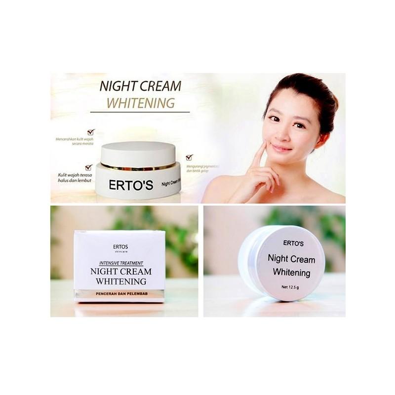 BEST SELLER Paket Ertos Night cream, CC cream, SK, facial wash, facial treatment, 5 in 1 - Paket Hemat Ertos Produk Kecantikan - Paket Kecantikan 5 in 1 Erto's - Paket Beauty Treatment 5 in 1 By ERTO'S