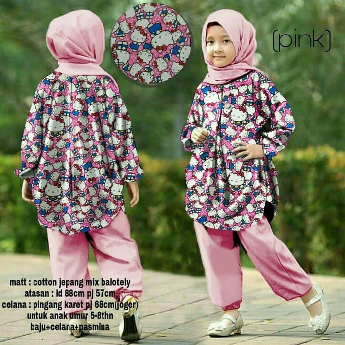 BS HJB 3IN1 NUNA KITTY PINK KID..