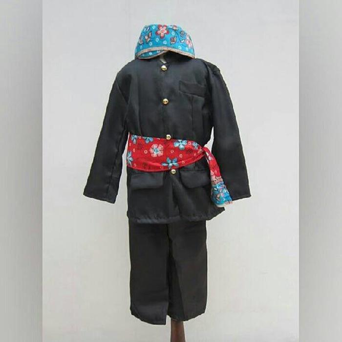 Baju Abang Betawi Anak - Anak Ukuran S & M