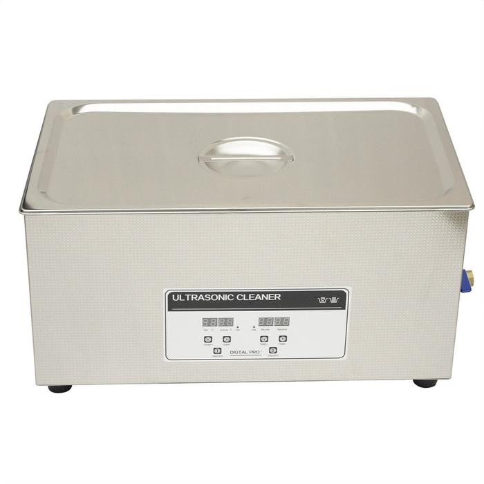 80GE Digital 22L Ultrasonic Cleaner Stainless Steel Tank Heater Timer